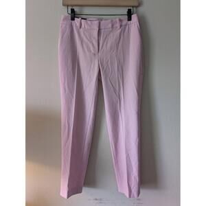 DKNY Pants Womens Size Petite 2 Pink Straight Leg Ankle Belt Loops Spring Chic